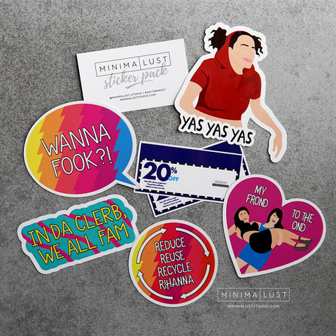 The Broad City Sticker Pack